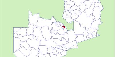 Kaart van ndola, Zambia